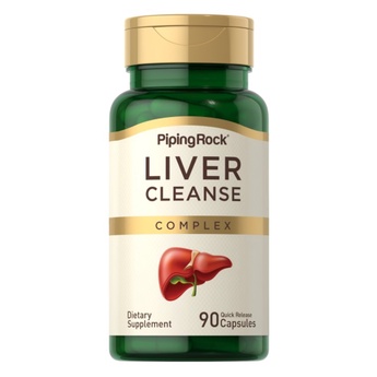 Liver Cleanse Complex 90 Capsules Piping Rock Detox Milk Thistle ...