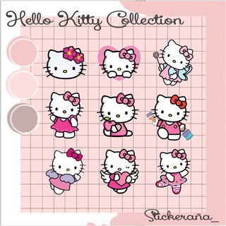 Hello Kitty Hand Roll Vinyl Sticker