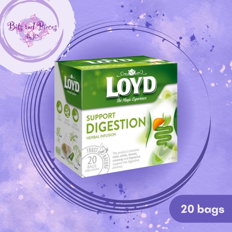 LOYD Support Digestion Tea 20 pyramids | Shopee Philippines