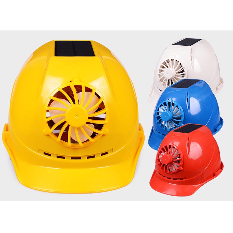 Solar Power Safety Helmet Outdoor Working Fan Hard Hat Construction Workplace ABS Protective Fan Cap Powered by Solar Panel Shopee Philippines