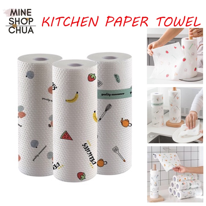 Disposable Clean Lazy Rag Paper Kitchen Oil Absorbent Paper Towels ...