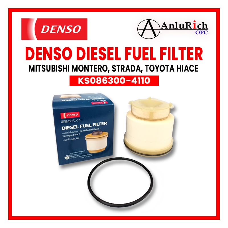 DENSO DIESEL FUEL FILTER for MITSUBISHI MONTERO / STRADA / TOYOTA HIACE ...