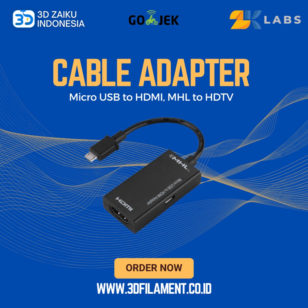 Micro USB to HDMI Cable Adapter MHL to HDTV 5 Pin Phone Cable Adapter