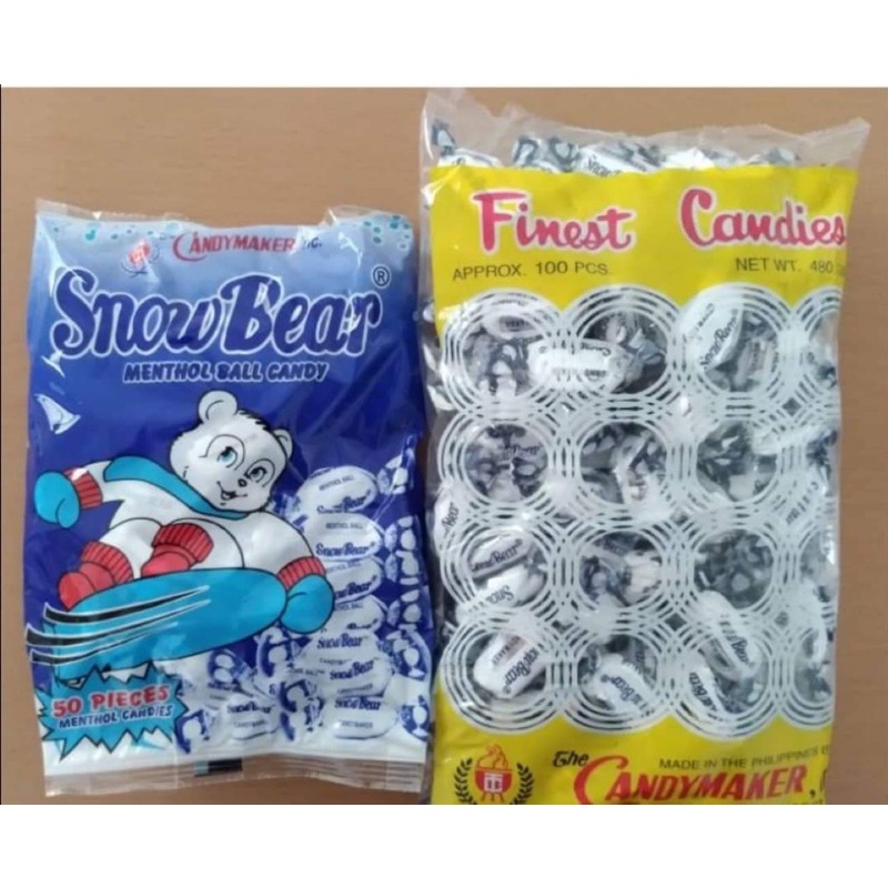 Snow Bear Menthol Candy