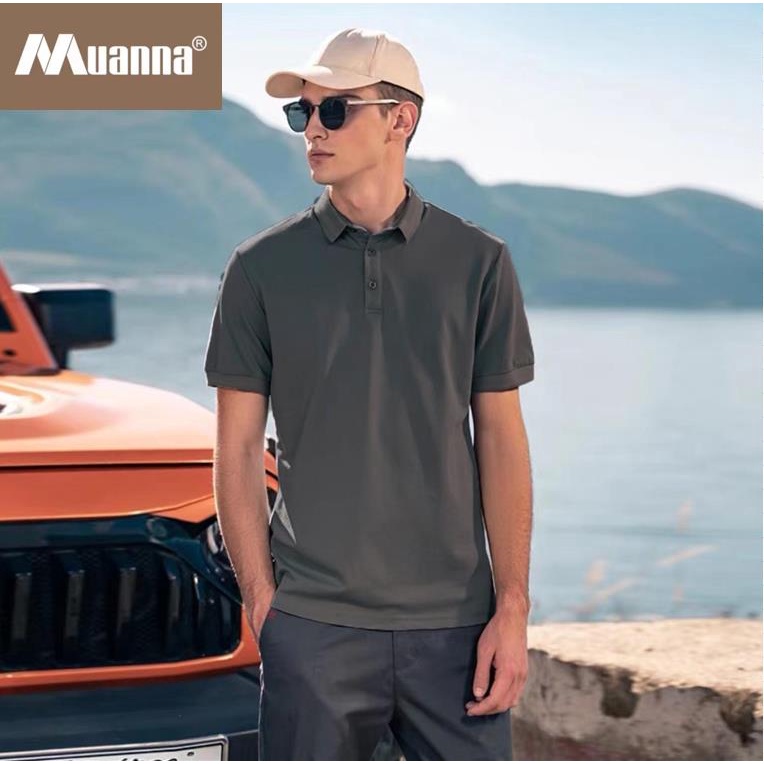 Muanna Mens Drifit Polo Shirt Unisex Quality Korea Fashion T Shirt Shopee Philippines