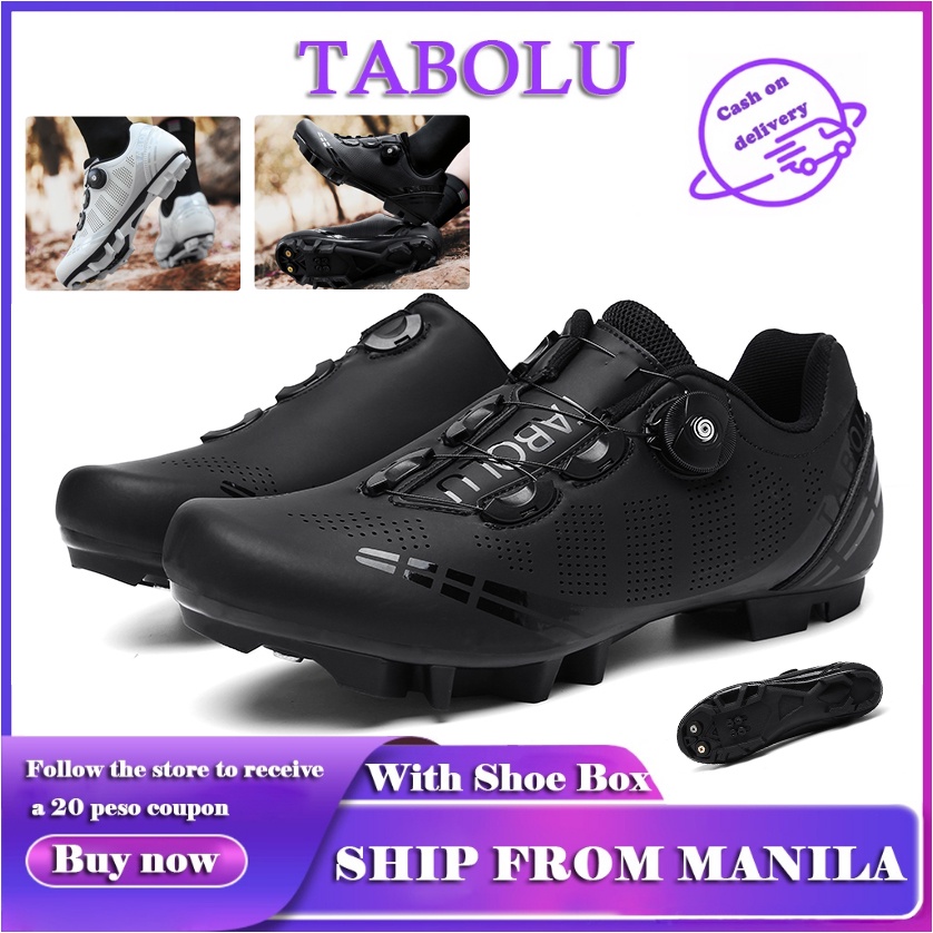 COD TABOLU Carbon Fiber Cycling Shoes Men's Cleats Shoes for MTB Shoes