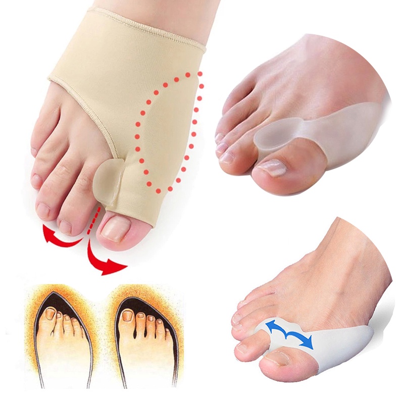 Toe Separators Hallux Valgus Bunion Corrector Orthotics Feet Bone Thumb