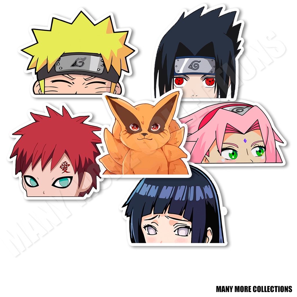 Naruto Anime Peeking Peeking Sticker Shopee Philippines