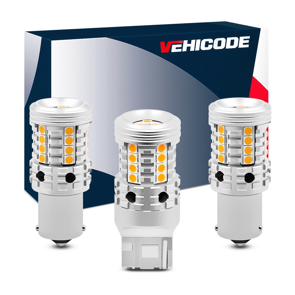 VEHICODE 1 Piece BA15S P21W 1156 7506 PY21W BAU15S T20 7440 WY21W LED ...