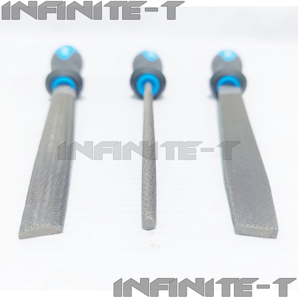 Flyman 3 Pcs. Steel Needle Files Set (Kikil) [Smooth Files] 6