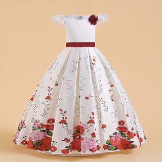 ZH01 4-14 Years Flower Girl Dress for Teenage Girls Long Dress for Children  Lace Colors: - Wedding Gown Supplier in the Philippines,Hongkong,  Thailand, Indonesia