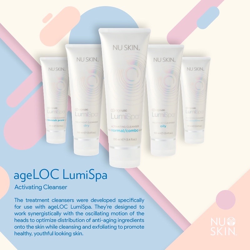 NU SKIN ageLOC LumiSpa Activating Cleanser 100ml Shopee Philippines