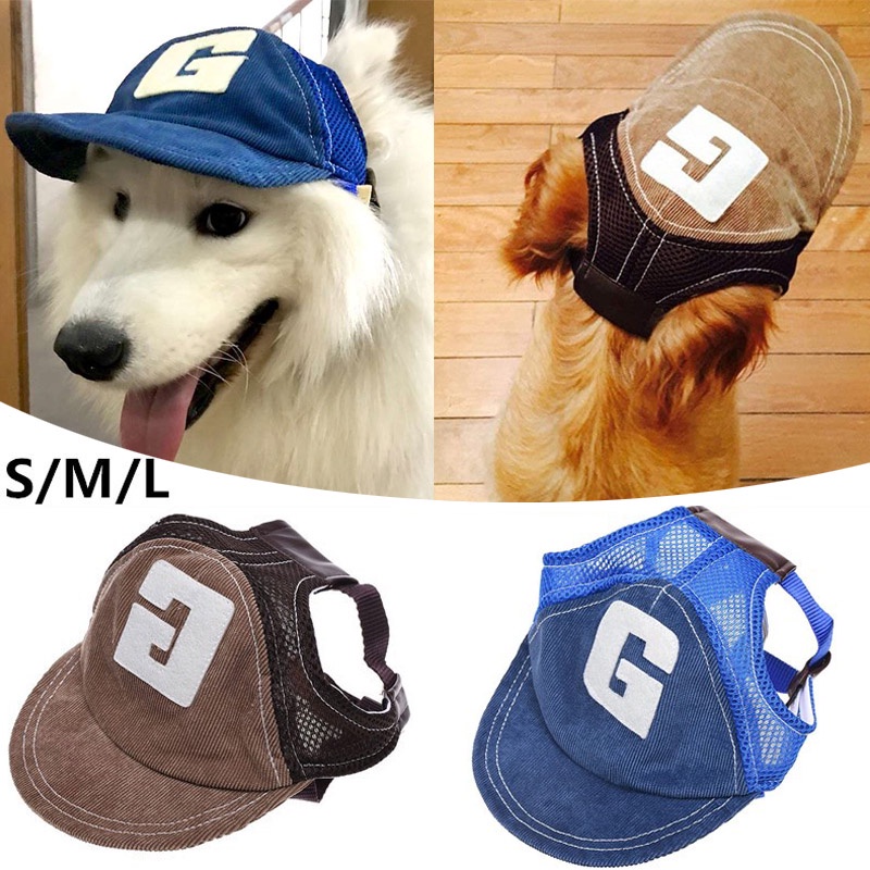 Aazon.co : Pet Dog Baseball Cap Sport Cap Hat - Outdoor Hat Sun