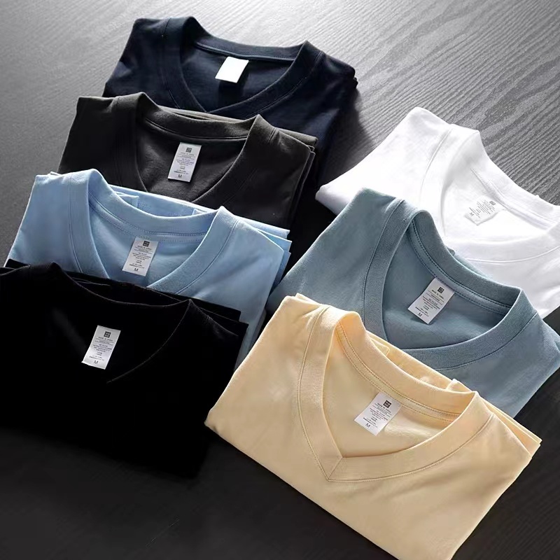 SRR Cotton V neck T shirt For Men and Women Trendy Casual Summer Attire ...