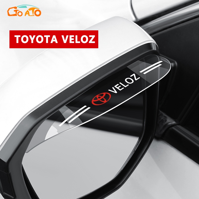 GTIOATO For Toyota Veloz 2PCS Car Rear View Mirror Rain Eyebrow Rain ...