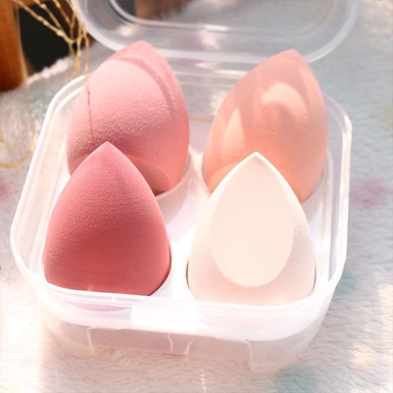 Makeup Sponge Box Of 4 pastel Colors | Shopee Philippines