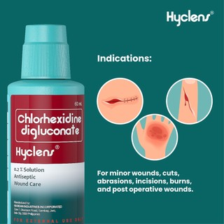 Hyclens Wound Care 0.2% Chlorhexidine digluconate 1 Liter and 1 Gallon ...