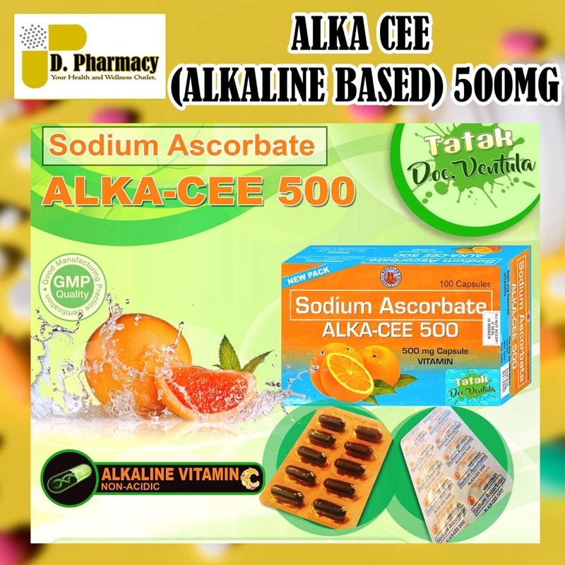 SODIUM ASCORBATE (ALKACEE) 500MG Shopee Philippines