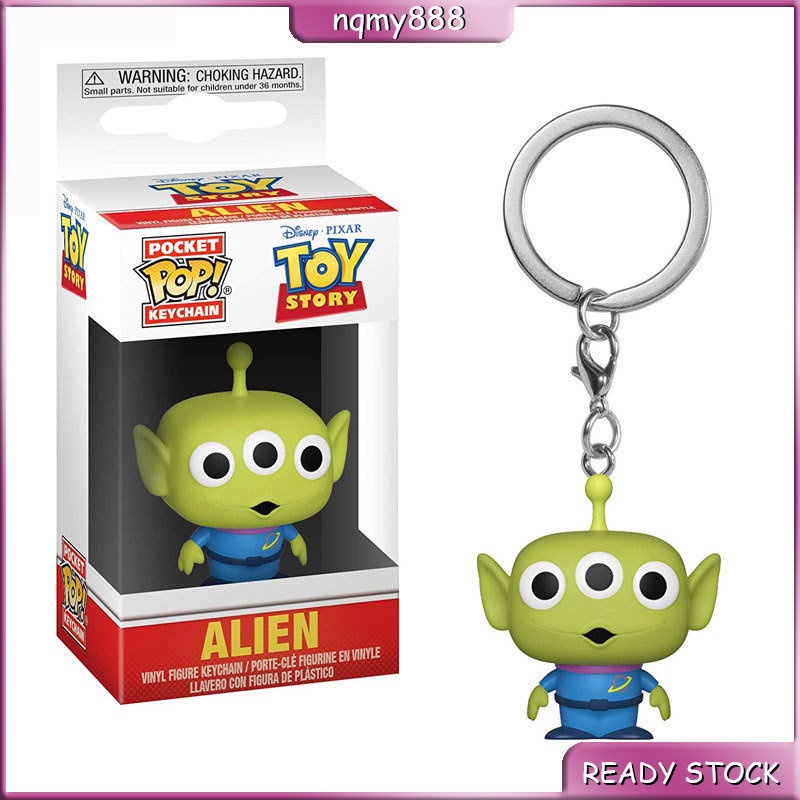 Funko Pop Toy Story Woody Buzz Lightyear Alien Slinky Dog Forky Keychain Key Ring Pendant Shopee Philippines
