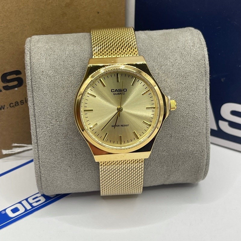 Casio womens gold discount watch