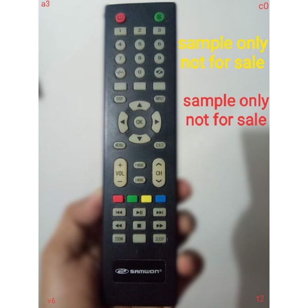 samwon led tv remote(universal)100% na gagana sa tv mo | Shopee Philippines