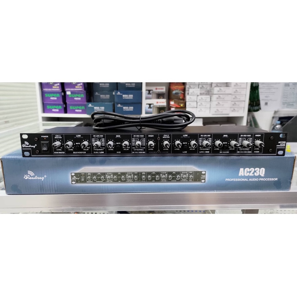 Broadway AC23Q PROCESSOR CROSSOVER 2/3/4 way + SUBWOOFER OUT | Shopee ...