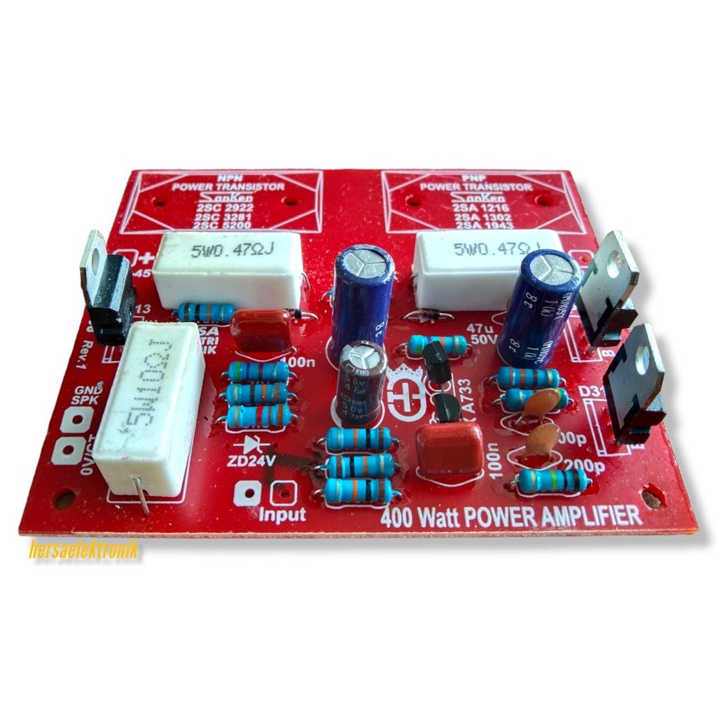 400 watt hot sale amplifier