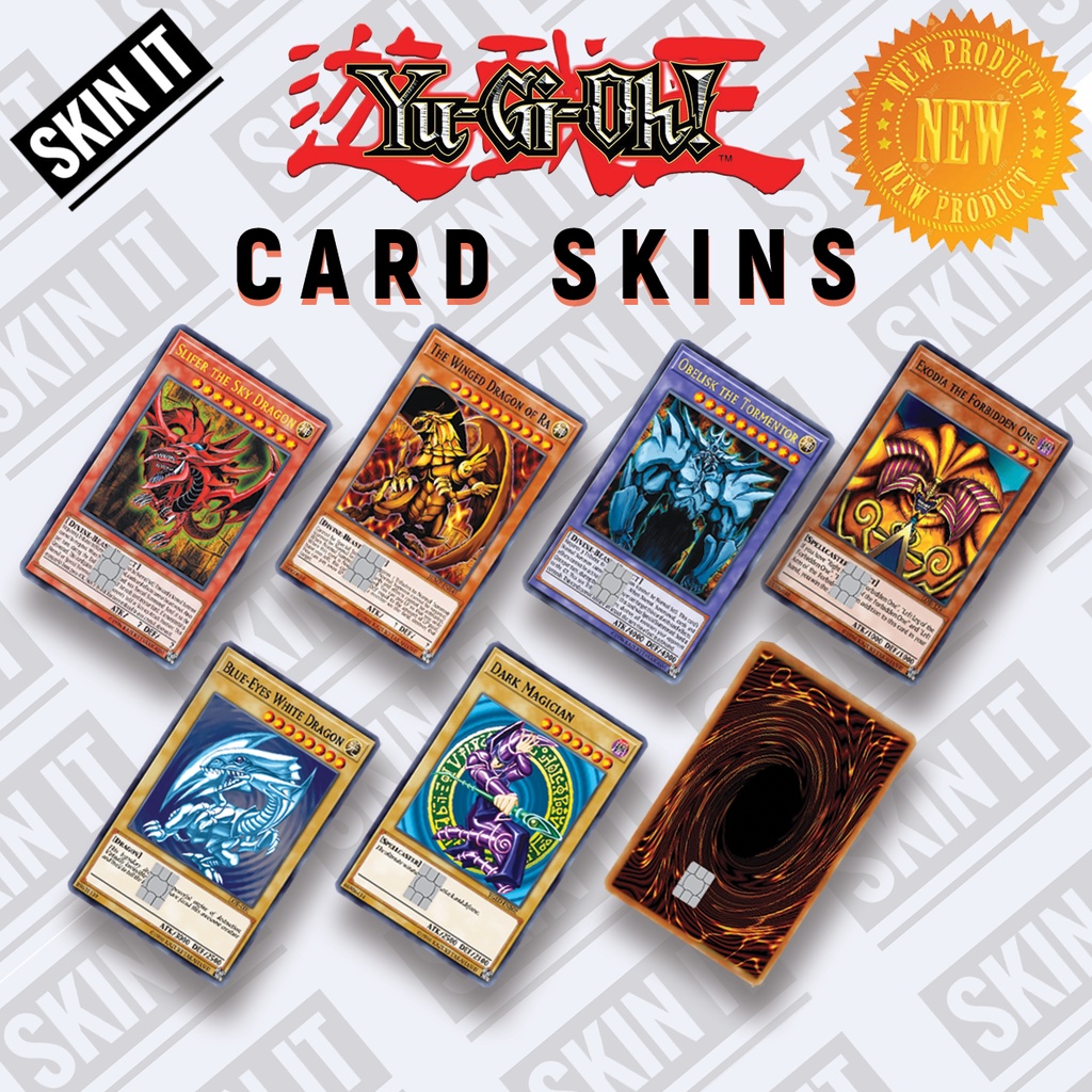 Yugioh Card Sticker Skins For Atm Cards And Loyalty Cards 