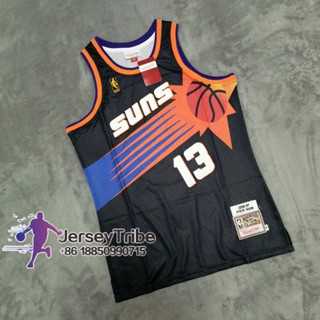 Steve Nash Phoenix Suns Adidas Purple/Gray Sewn Jersey Men's Size M Length+2