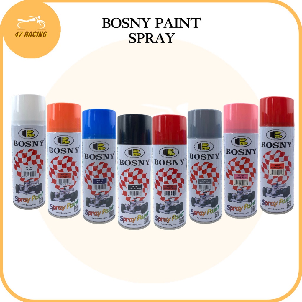 Motorcycle Bosny Acrylic Spray Paint Shopee Philippines