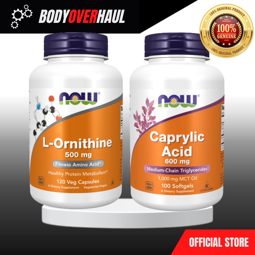 Body Overhaul PH Now Foods Sports Arginine & Ornithine Amino Acid