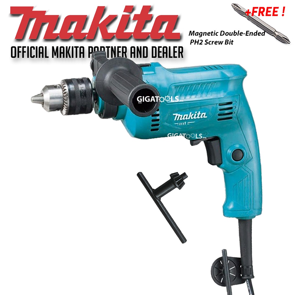 Makita M0801B Hammer Drill 5/8" 16mm 500W ( Replaces M0801M ) with FREE