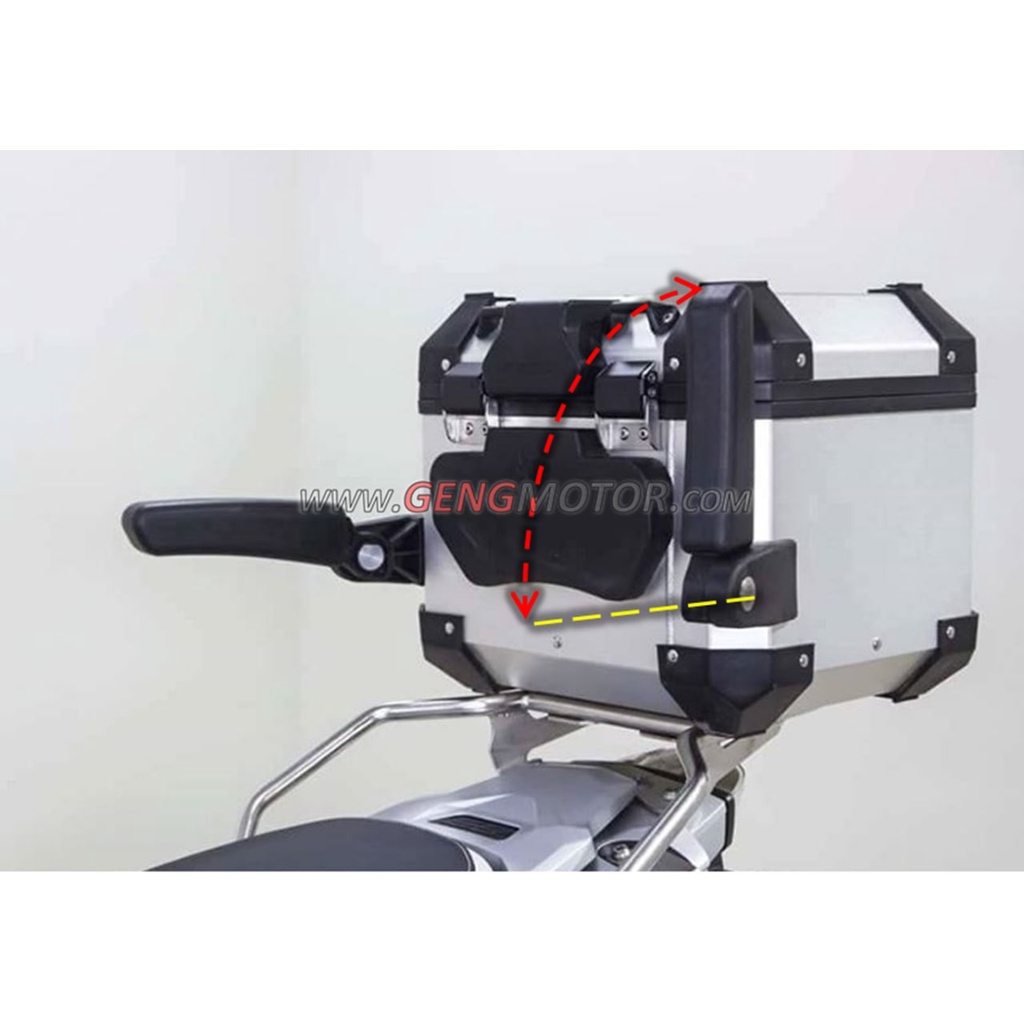 ARM REST FOR ALUMINIUM TOP BOX BMW R1200GS ARMREST F800GS TRACER GT ...