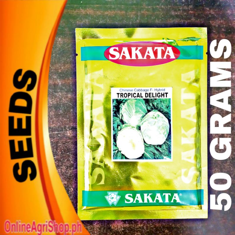 TROPICAL DELIGHT F1 HYBRID CHINESE CABBAGE SEEDS (50 GRAMS) SAKATA SEED ...