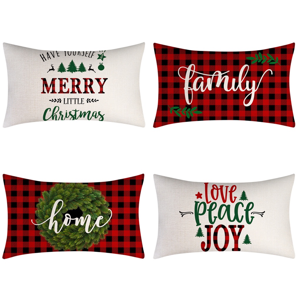 Merry Christmas Cushions covers Linen 30 x 50. 40 x 60. 50 x 70.Peace