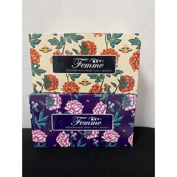 Femme Facial Tissue 2ply/250pulls Shopee Philippines