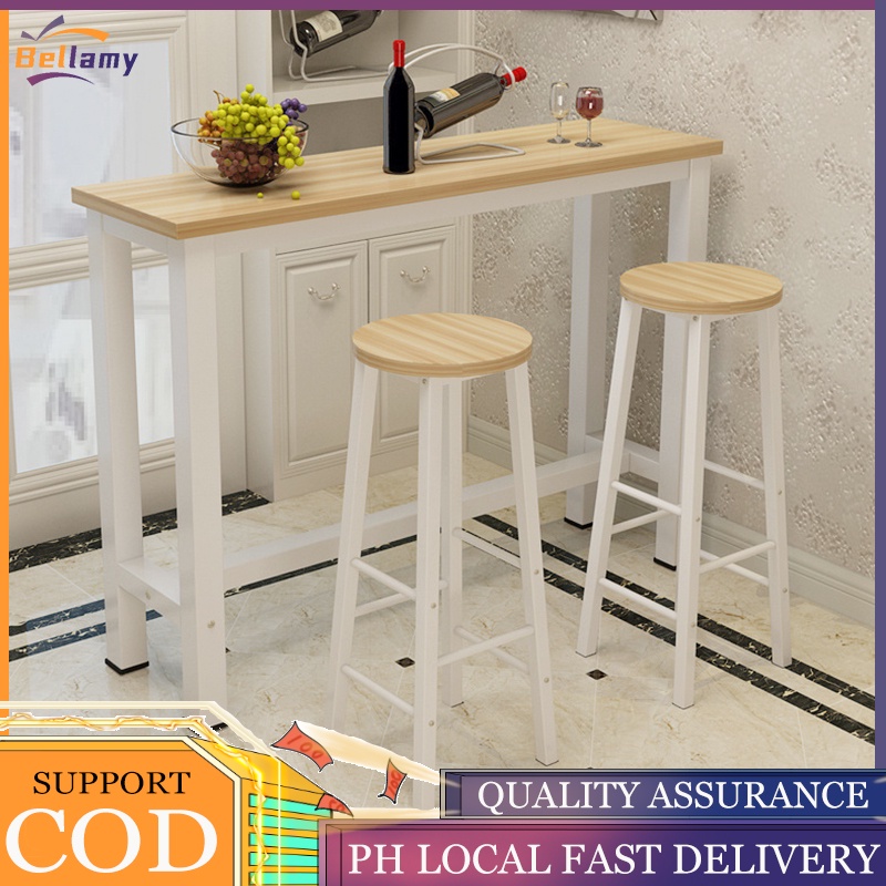 Bar Table And Chair Combination Mini Bar Table + 2 Chairs Set Shopee