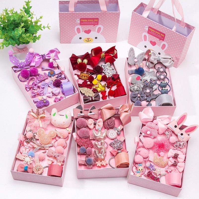 18 Pcs/box Gift Set Children Hair Accessories Korean Princess Girls