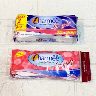 COD Charmee Go Girl Pantyliner 20 + 2 Pads Free!