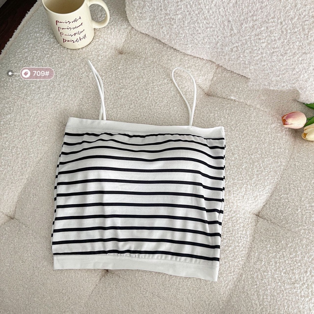 Angelcity Tube Bra With Sponge Bra tops Sando Bra Stripe | Shopee ...