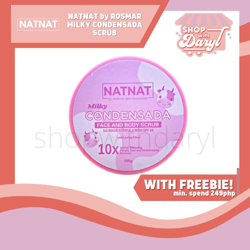 ON HAND] NATNAT by ROSMAR Milky Condensada Face and Body Scrub