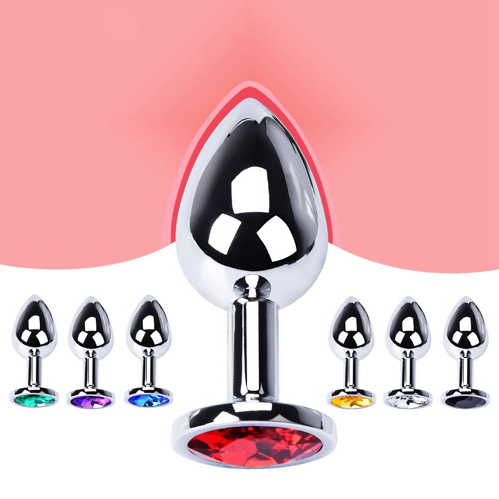 Anal Plug Sex Toys Mini Round Shaped Metal Stainless Smooth Steel Butt Small Tail Femalemale 4148