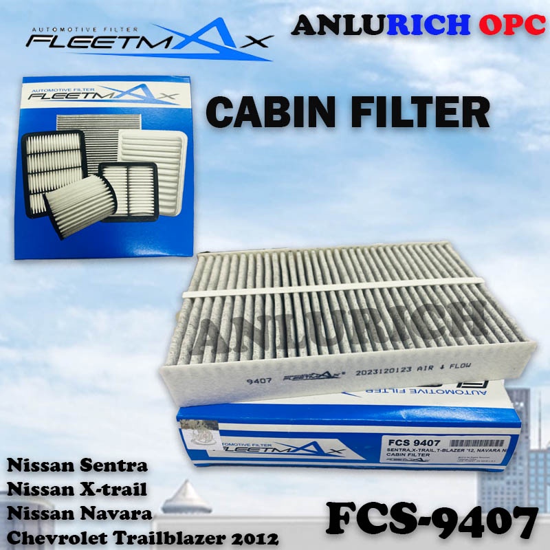 FLEETMAX CABIN FILTER Nissan Sentra/ X-trail/Chevrolet Trialblazer ...