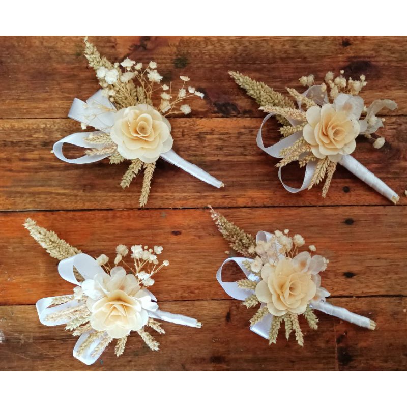 Boutonniere (5 pcs & 10 pcs set) - wedding entourage | Shopee Philippines