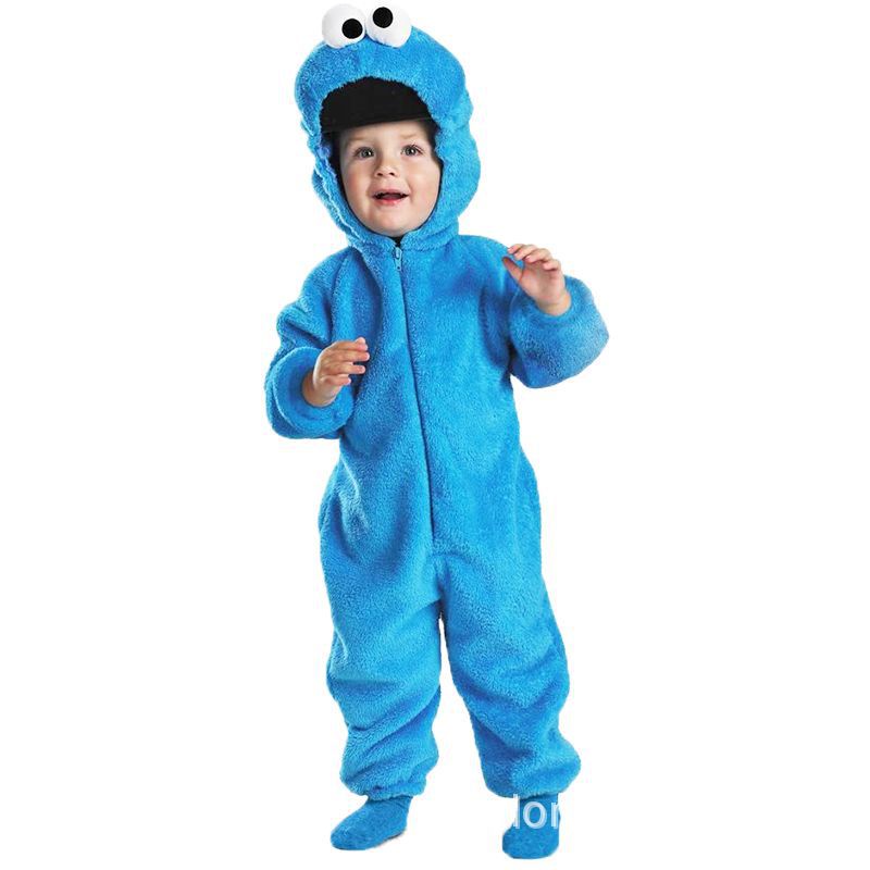 Halloween Sesame Street Children's Stage Costumes Cookie Monster Elmo ...