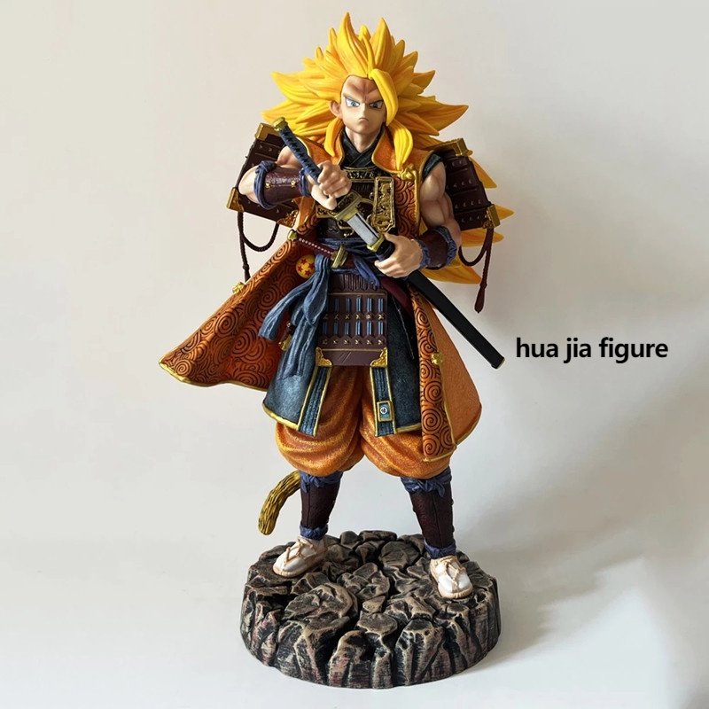 Dragon Ball Son Goku Samurai Super Saiyan PVC Anime Action Figure ...