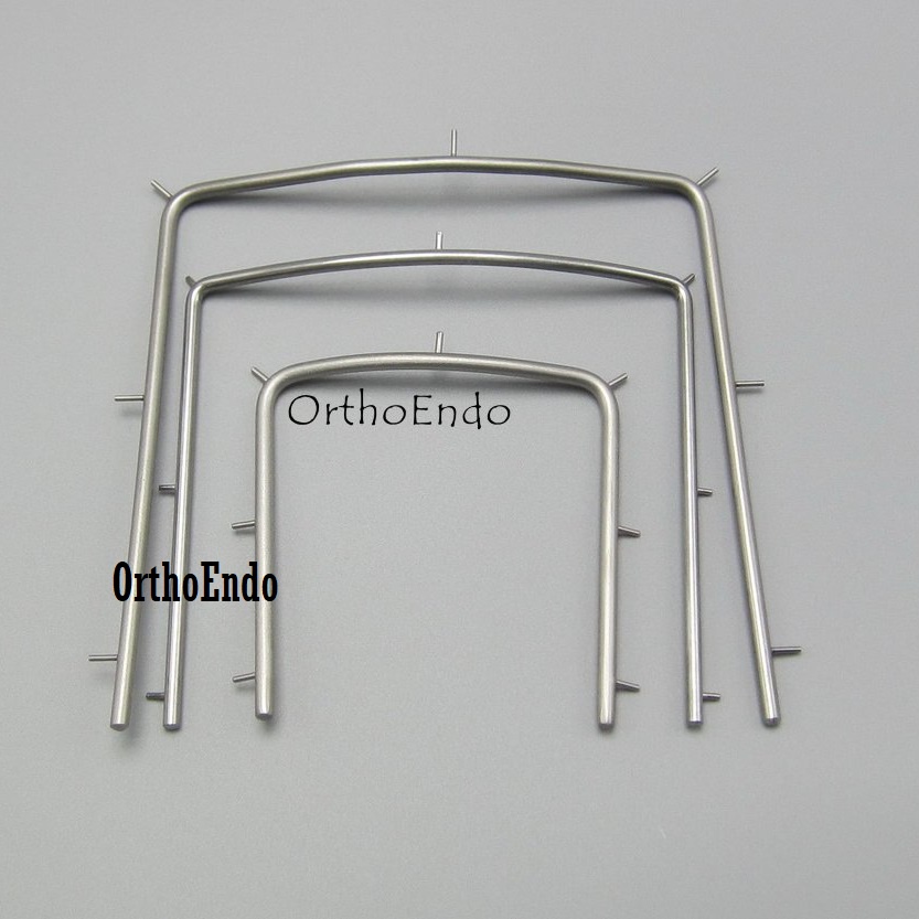 Dental Rubber Dam Frames Punch Frame Stainless Steel Rubber Dam Sheet Holder Endodontic Surgical