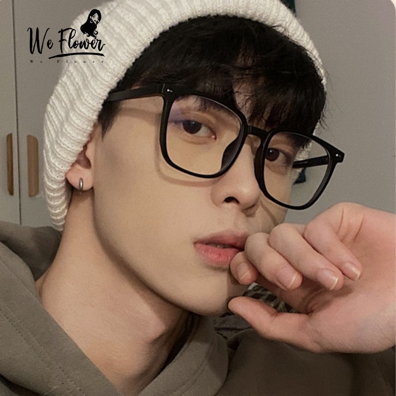 We Flower Chic Clear Lens Square Frame Eyeglasses For Men Women ...