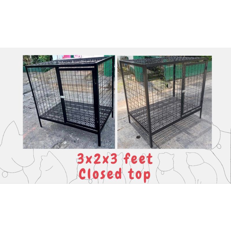 Steel matting hotsell dog cage