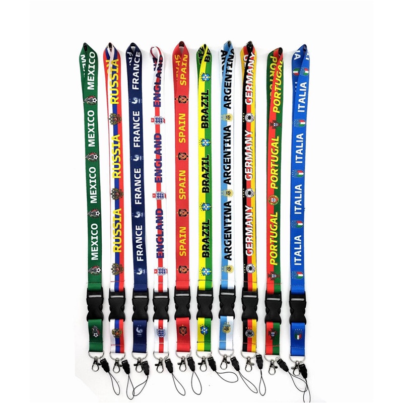 FIFA Football World Cup Soccer National Team Lanyard Phone Neck Straps